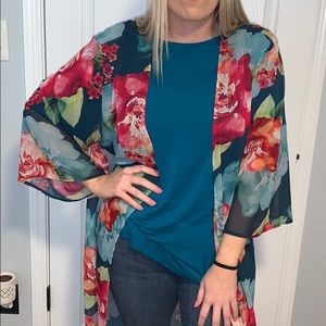 Floral kimono
